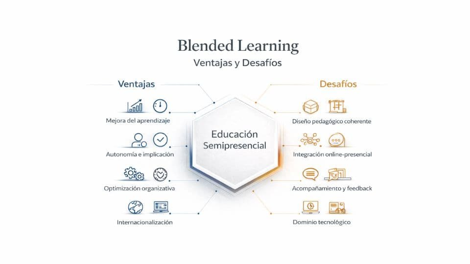 Ventajas y desafíos de la educación semipresencial